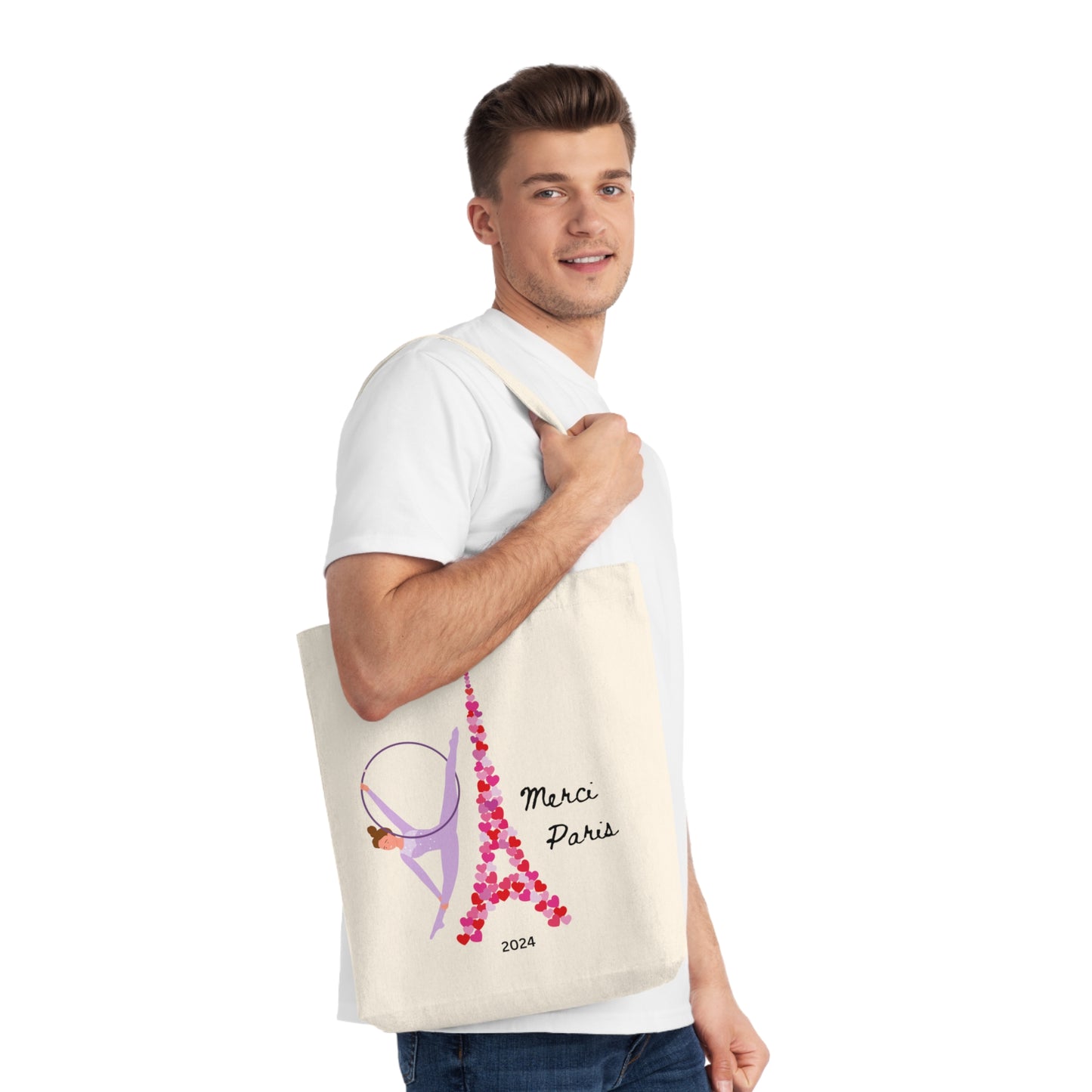 Tote Bag: Gymnaste Circle in Paris - 2024