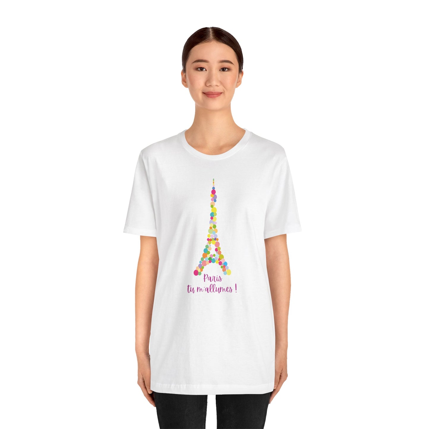 Unisex Tshirt: Paris, tu m'allumes!