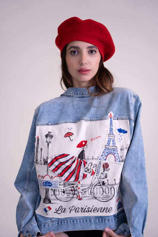 Denim Jacket with Parisian Flair – Sustainable & Stylish
