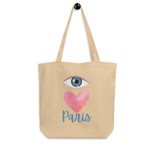 Eco Tote Bag: Eye Love Paris!