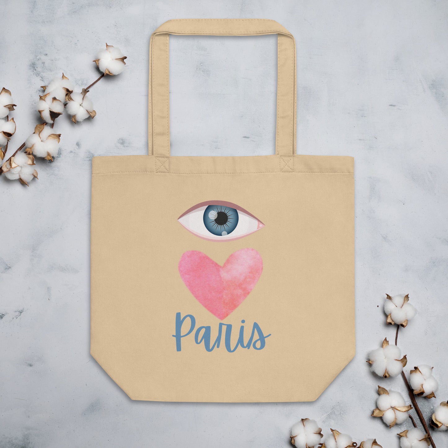 Eco Tote Bag: Eye Love Paris!