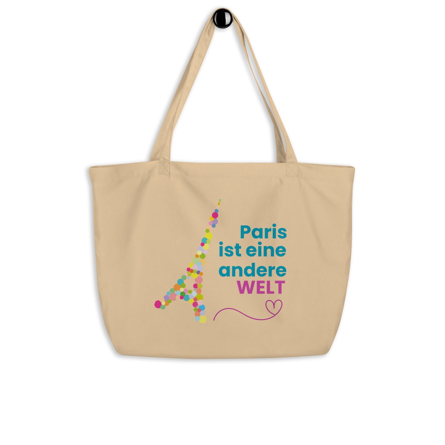 Large tote bag: Paris ist eine andere Welt (Deutsch)