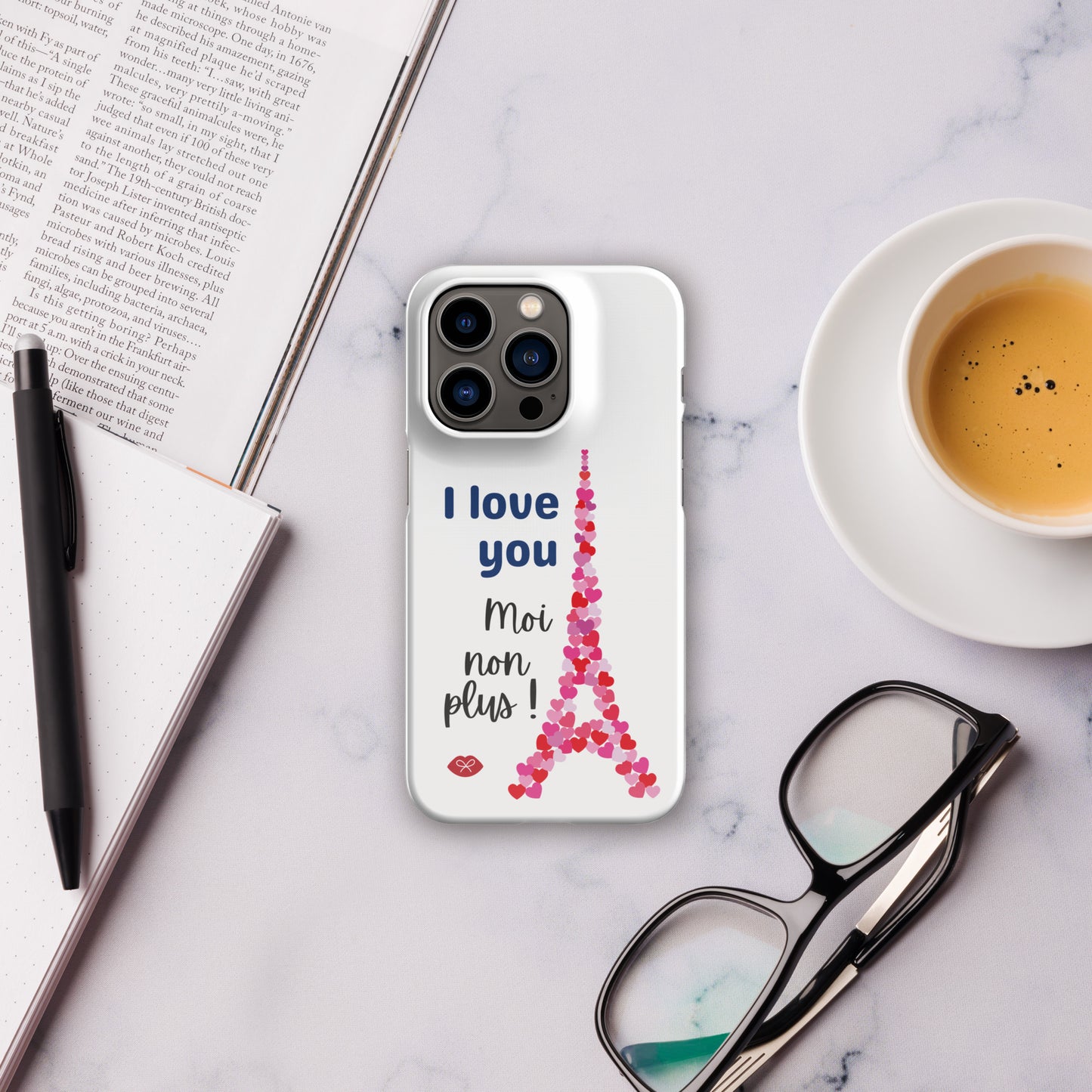 Snap case for iPhone® - Paris je t'aime. Moi non plus
