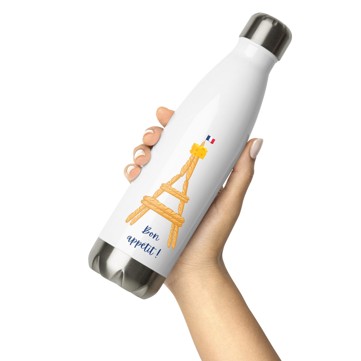 water bottle: Baguette Eiffel Tower