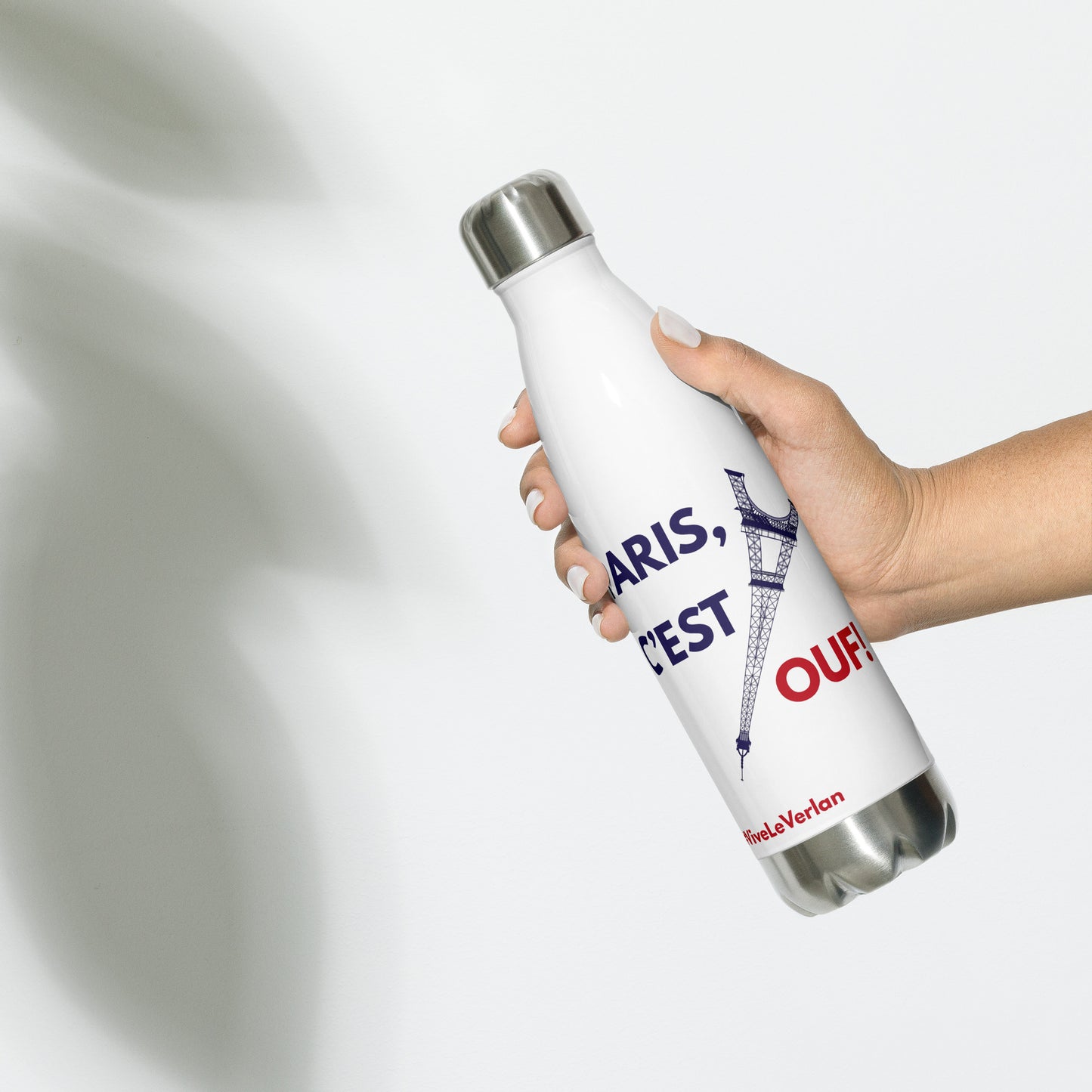 Stainless steel water bottle: Paris c'est OUF!