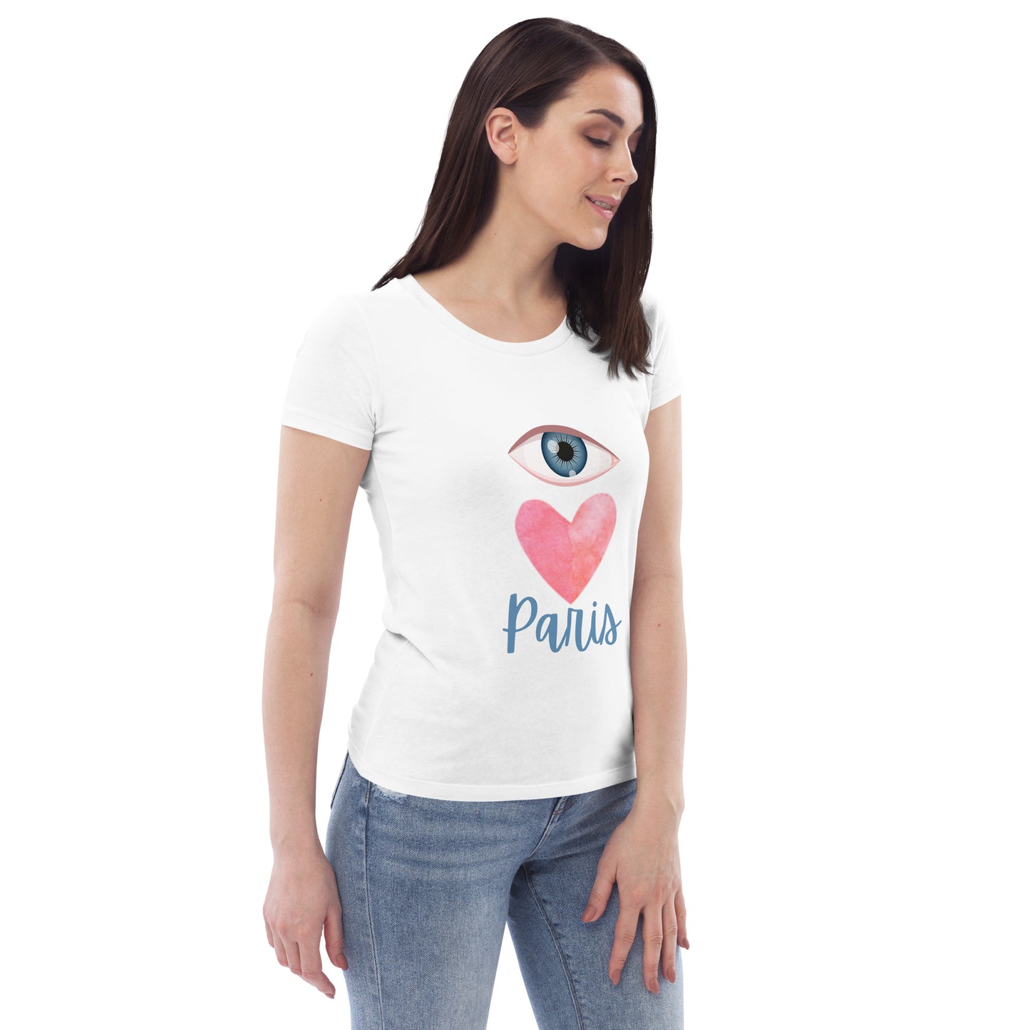 Women's eco tee: Eye Love Paris!