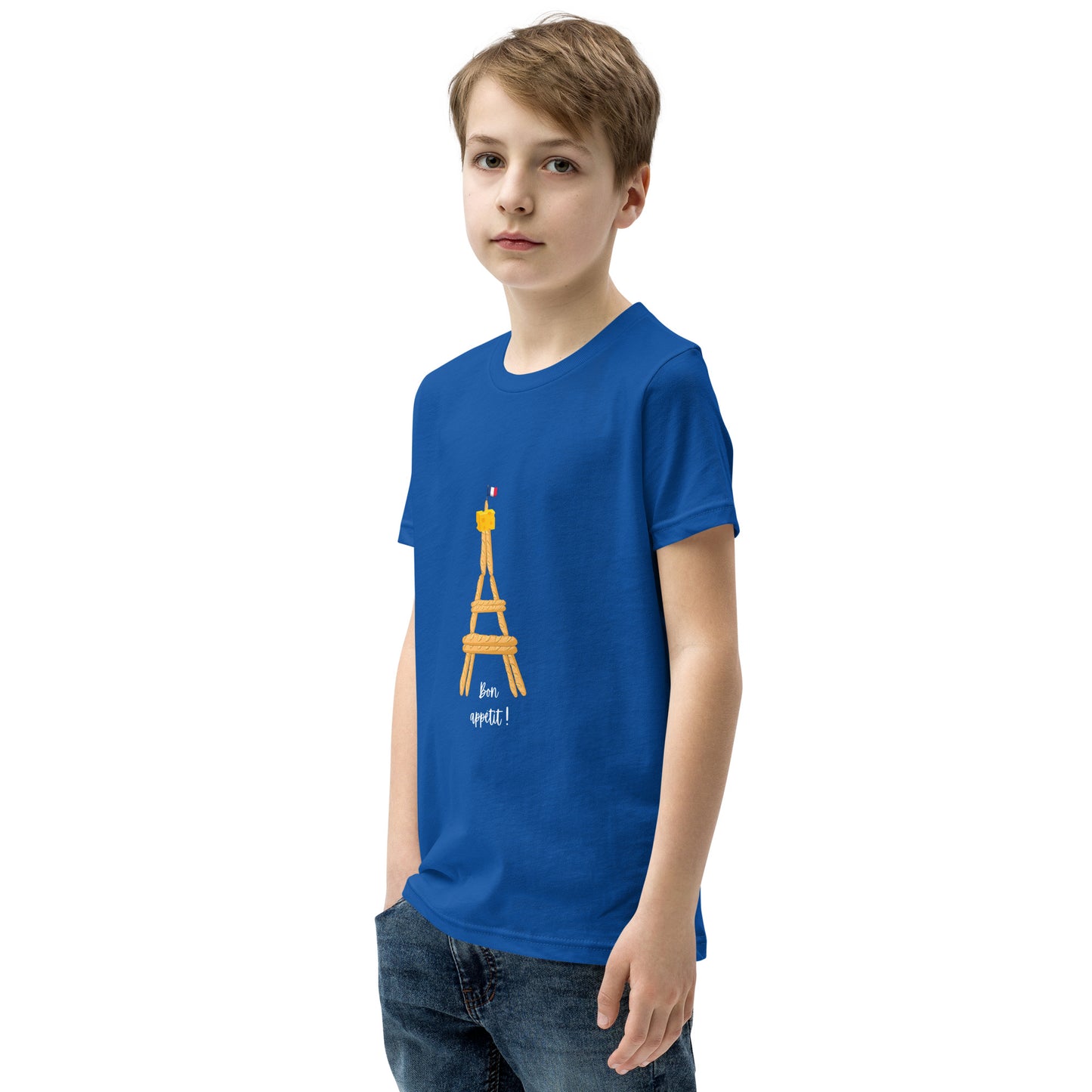 Youth T-Shirt: Baguette Eiffel Tower