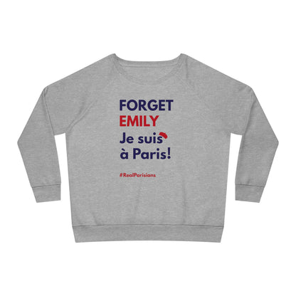 Sweatshirt: Forget Emily je suis à Paris