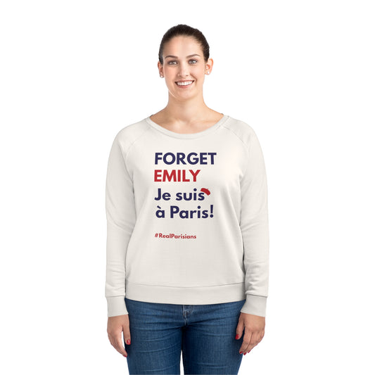 Sweatshirt: Forget Emily je suis à Paris