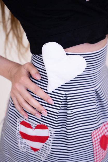 Upcycled Short Skirt – Retro & Romantic Spirit
