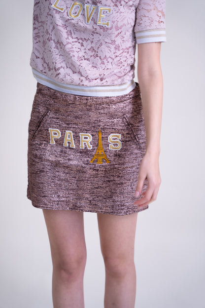 Upcycled Parisian Chic Two-Piece Set