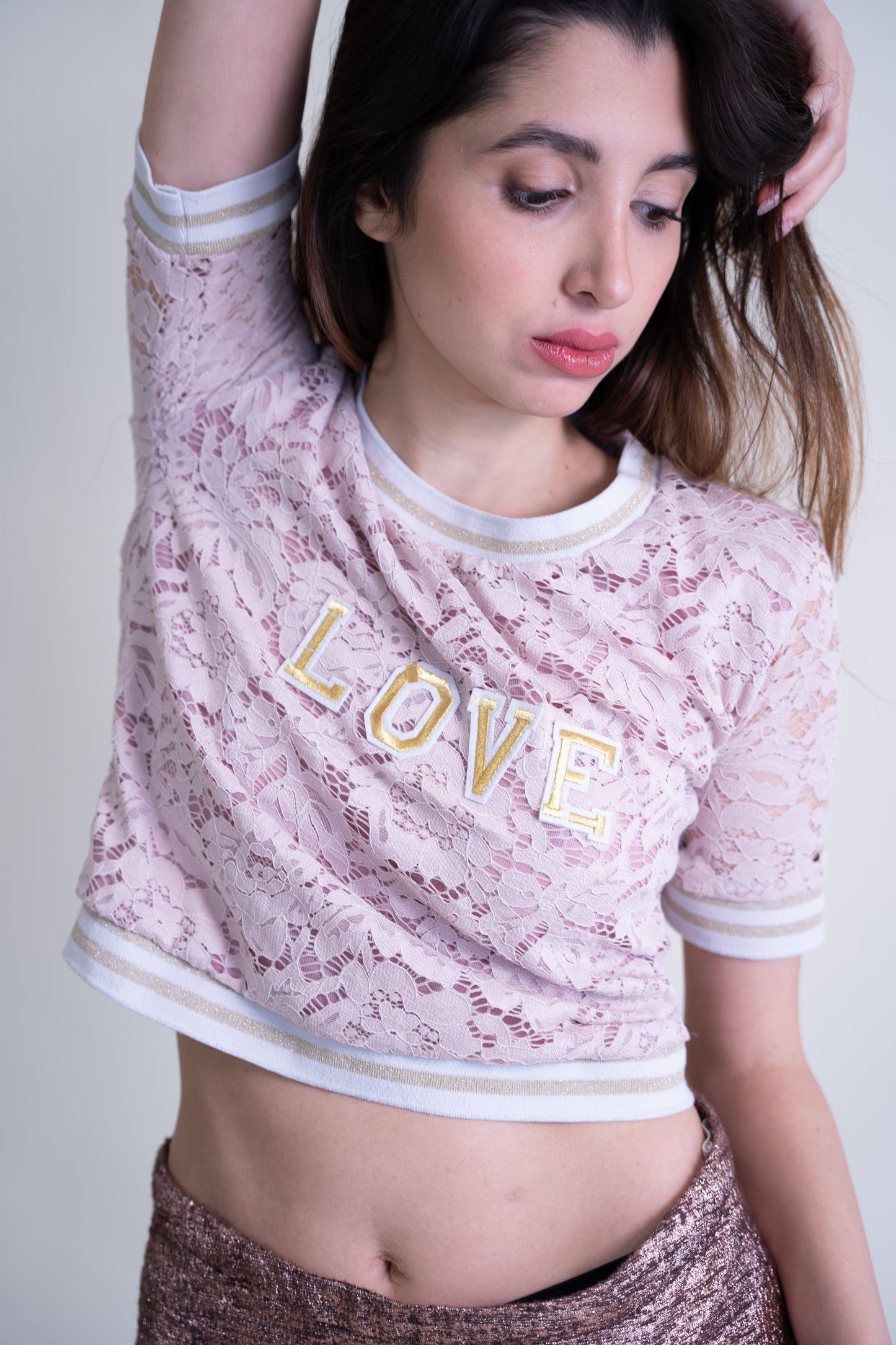 Upcycled Parisian Chic Two-Piece Set