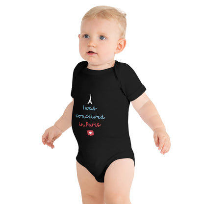 A baby onesie for new beginnings in Paris
