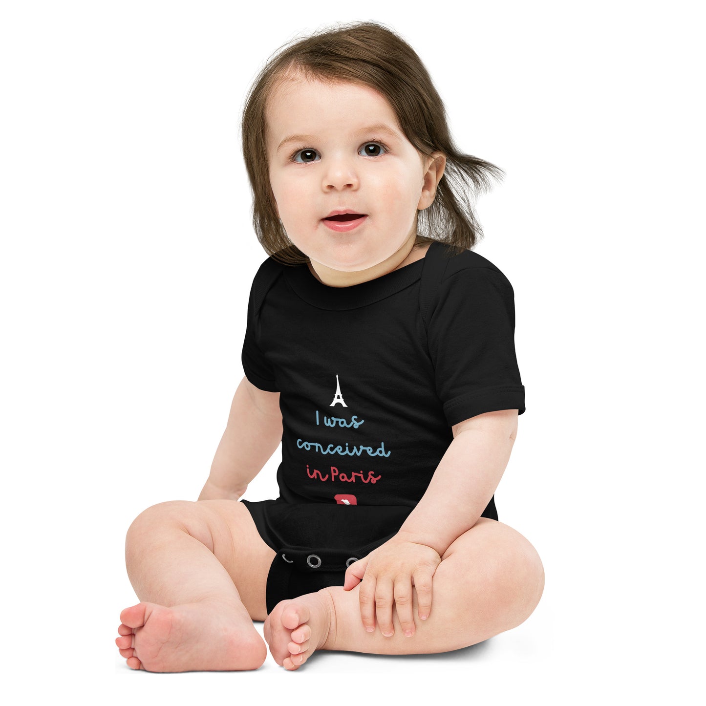A baby onesie for new beginnings in Paris
