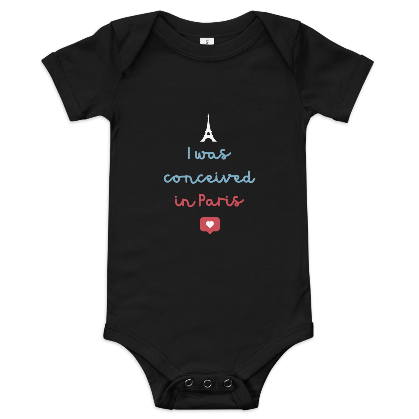 A baby onesie for new beginnings in Paris