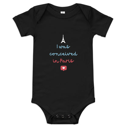 A baby onesie for new beginnings in Paris