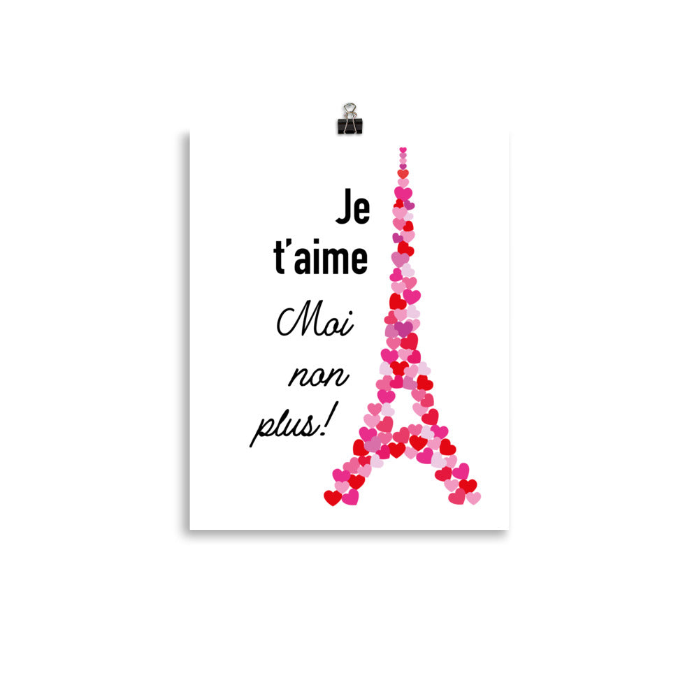 Poster: Je t'aime. Moi non plus!