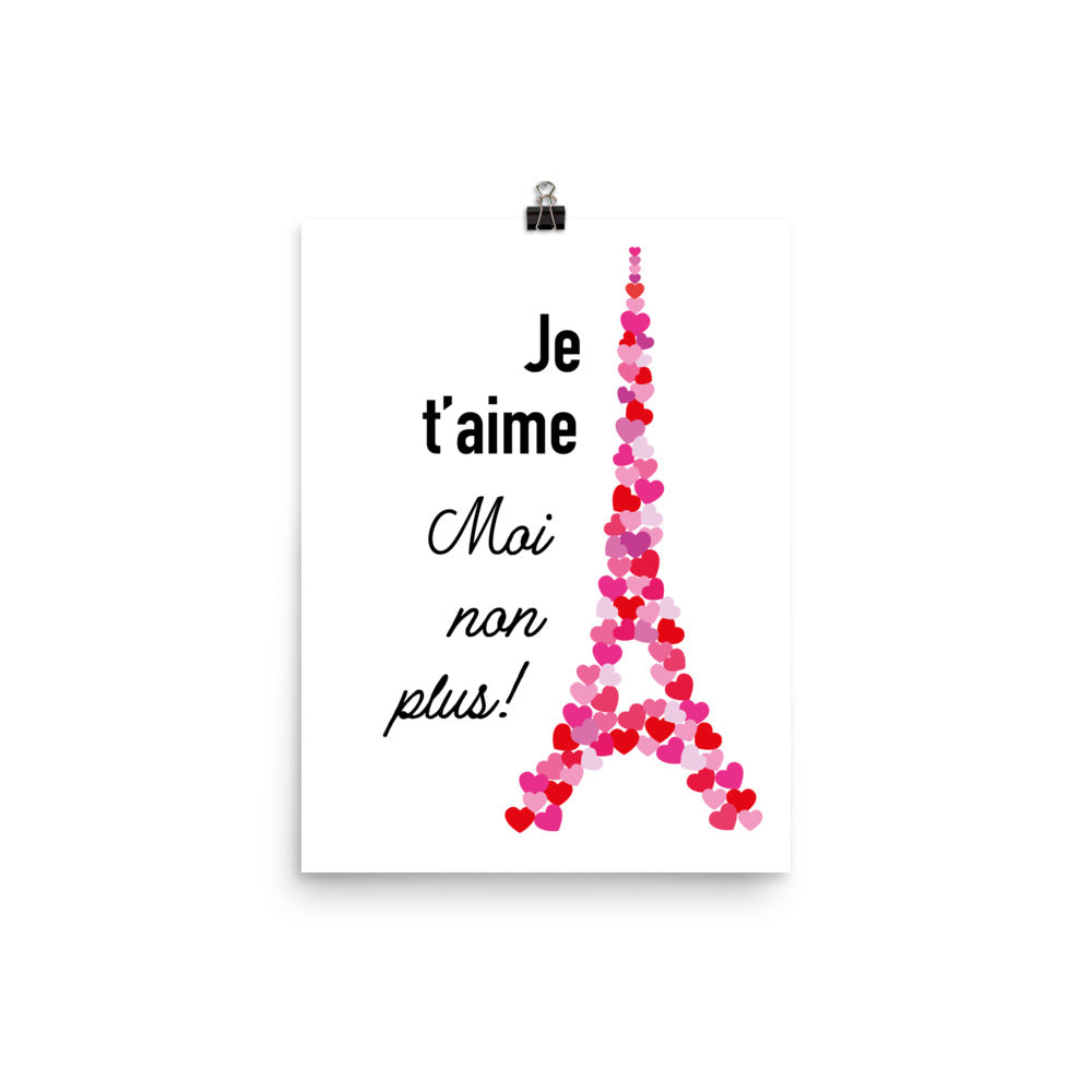 Poster: Je t'aime. Moi non plus!