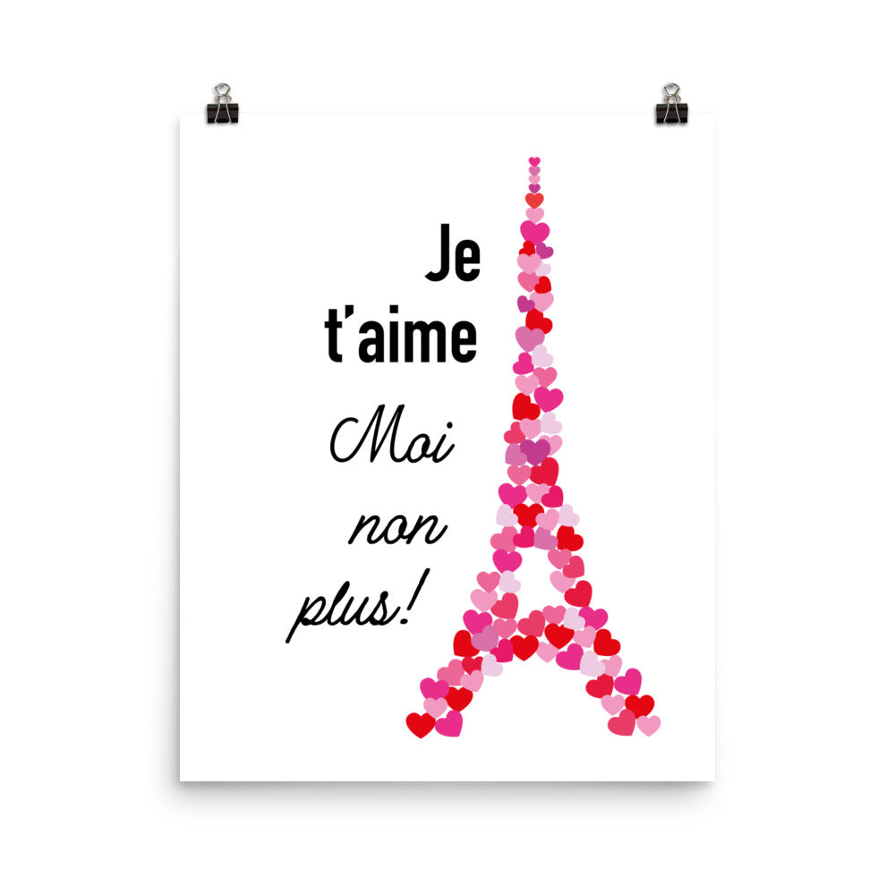 Poster: Je t'aime. Moi non plus!