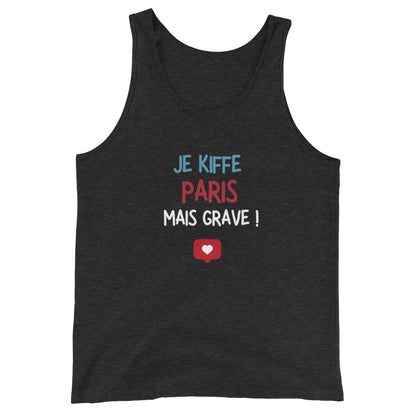 Men's Tank Top: Je kiffe Paris mais grave!
