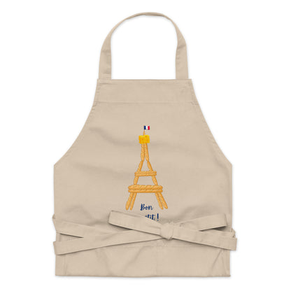 Cotton apron: Eiffel Tower Baguette