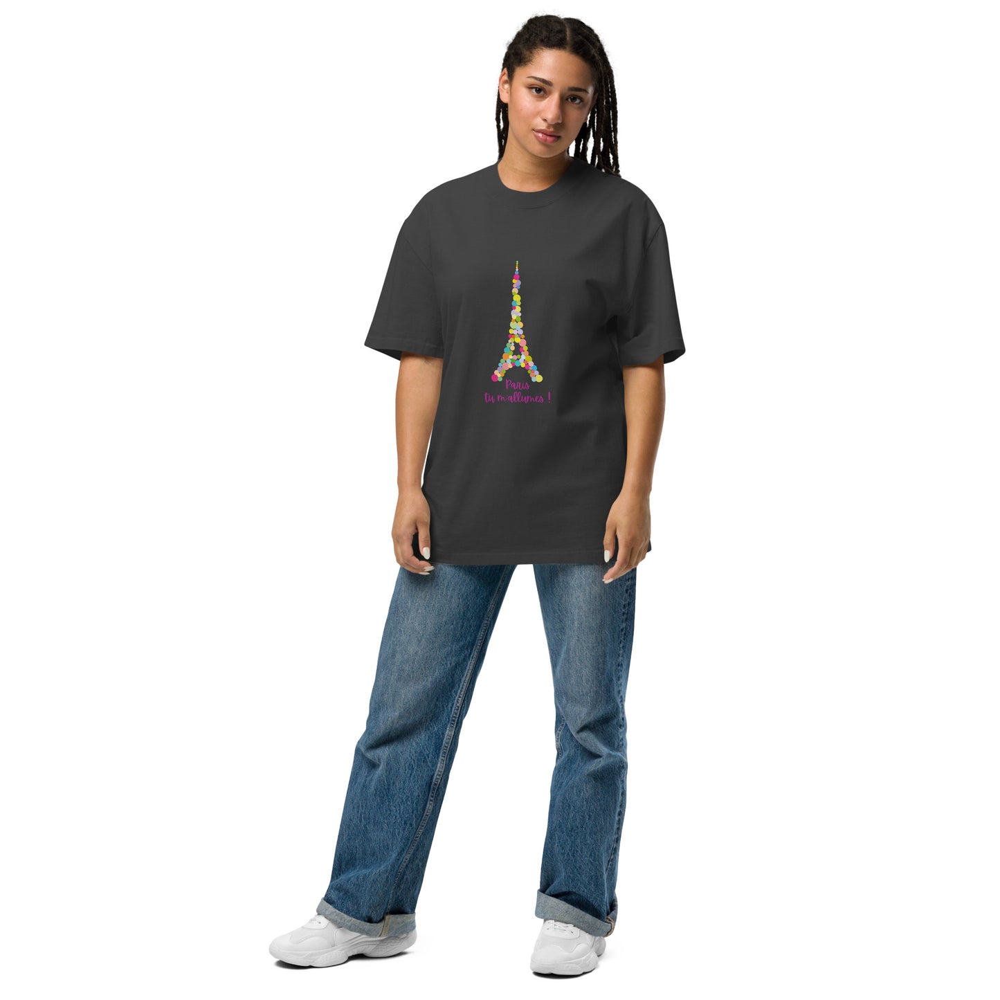 Oversized t-shirt: Paris tu m'allumes!