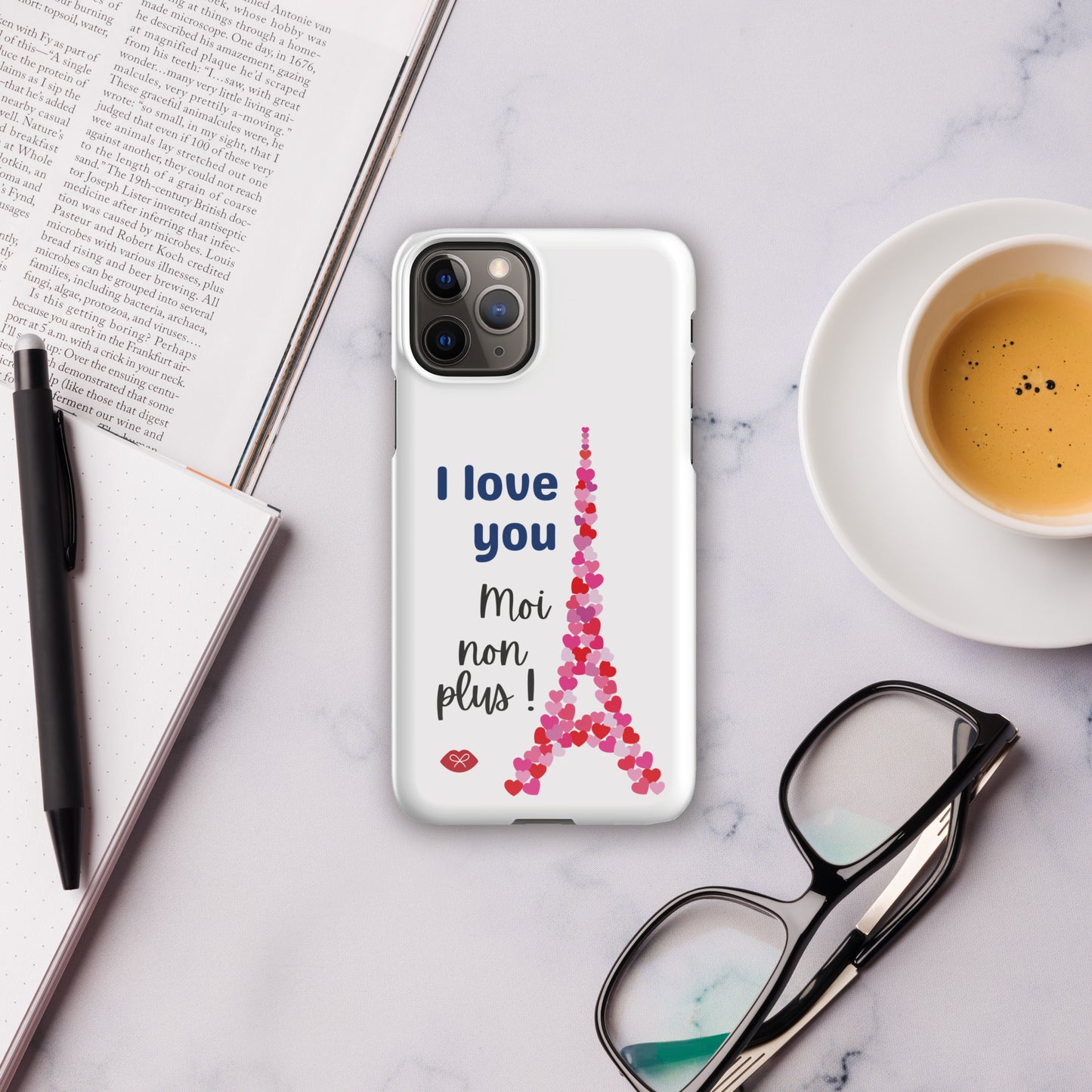 Snap case for iPhone® - Paris je t'aime. Moi non plus