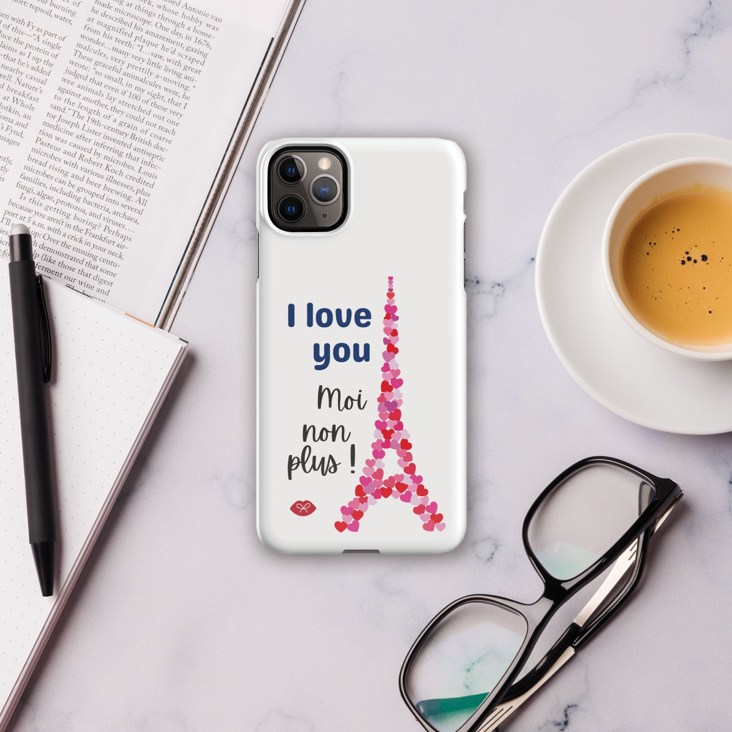 Snap case for iPhone® - Paris je t'aime. Moi non plus