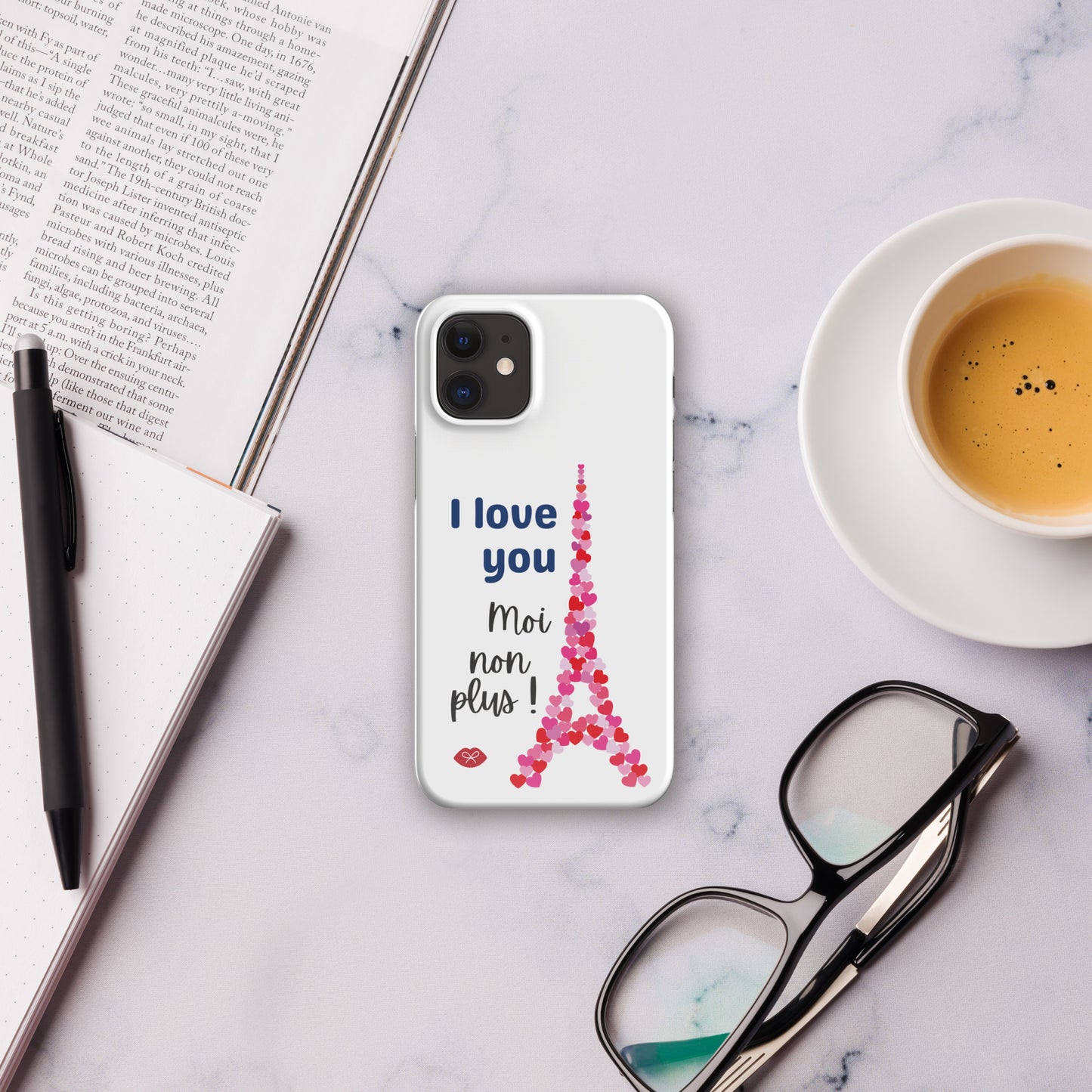 Snap case for iPhone® - Paris je t'aime. Moi non plus