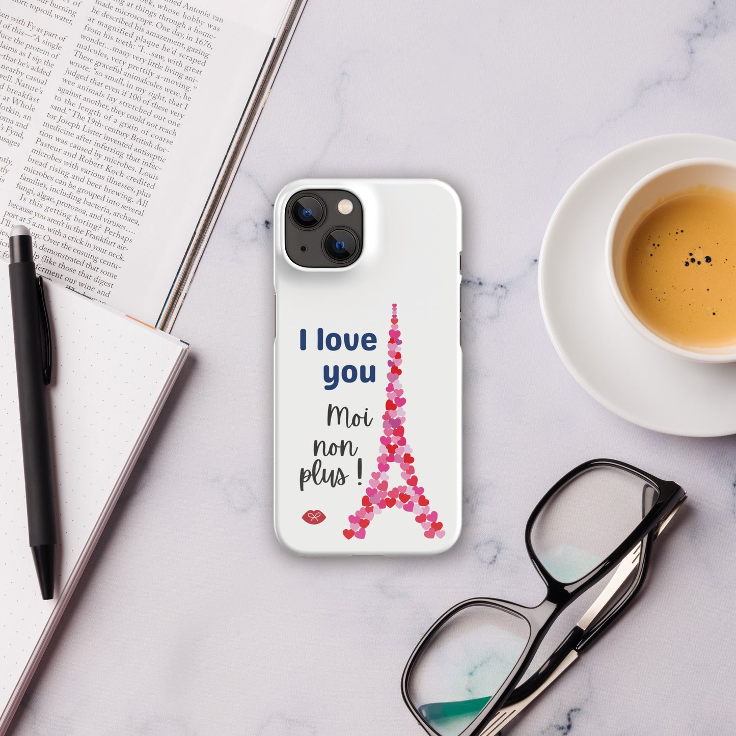 Snap case for iPhone® - Paris je t'aime. Moi non plus