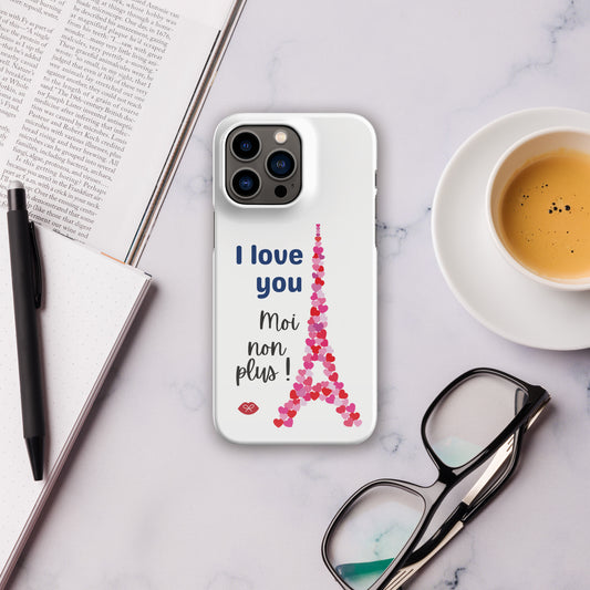 Snap case for iPhone® - Paris je t'aime. Moi non plus