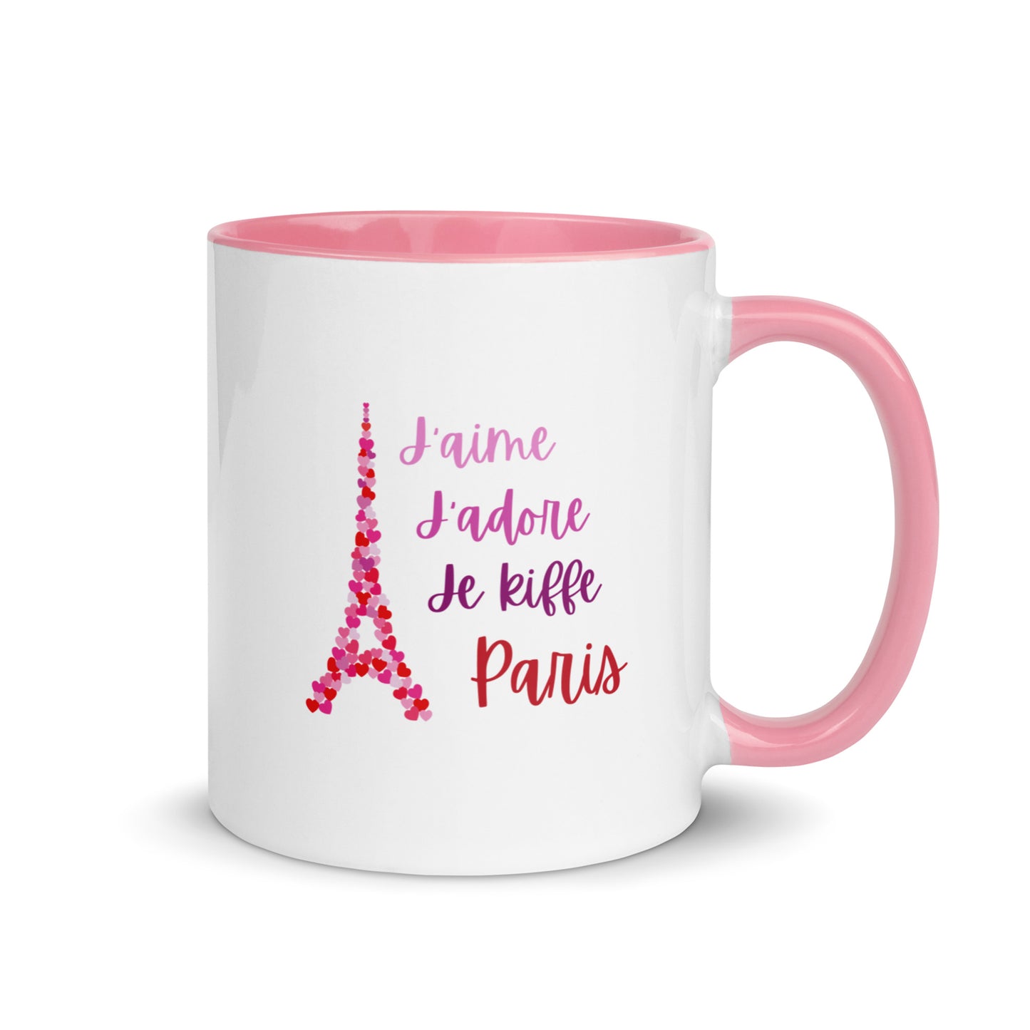 Mug: J'aime, j'adore, je kiffe Paris -PINK