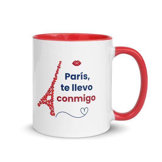 Mug: Paris te lleveo conmigo (español)