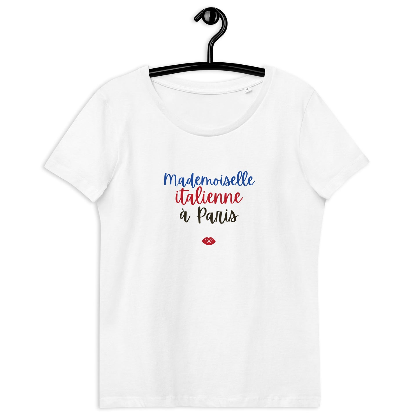 Women's eco tee: Mademoiselle italienne à Paris