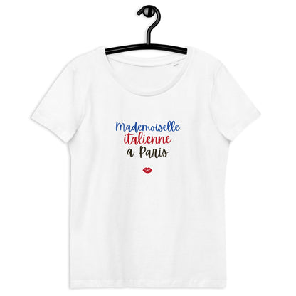 Women's eco tee: Mademoiselle italienne à Paris