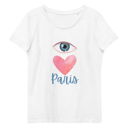 Women's eco tee: Eye Love Paris!