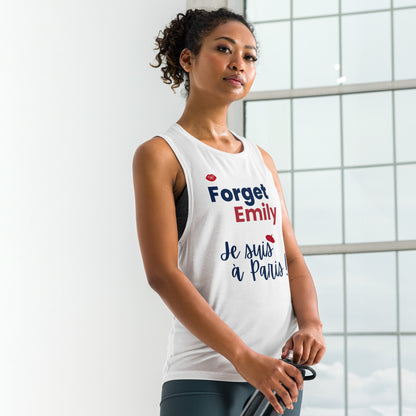 Ladies’ Muscle Tank: Forget Emily je suis à Paris!