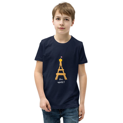 Youth T-Shirt: Baguette Eiffel Tower