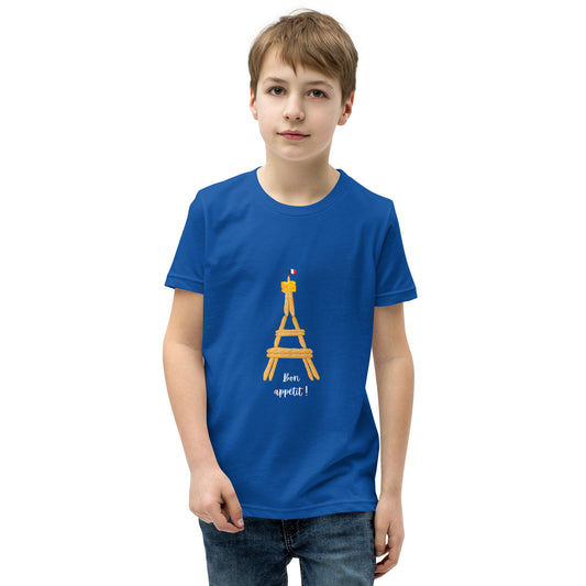 Youth T-Shirt: Baguette Eiffel Tower