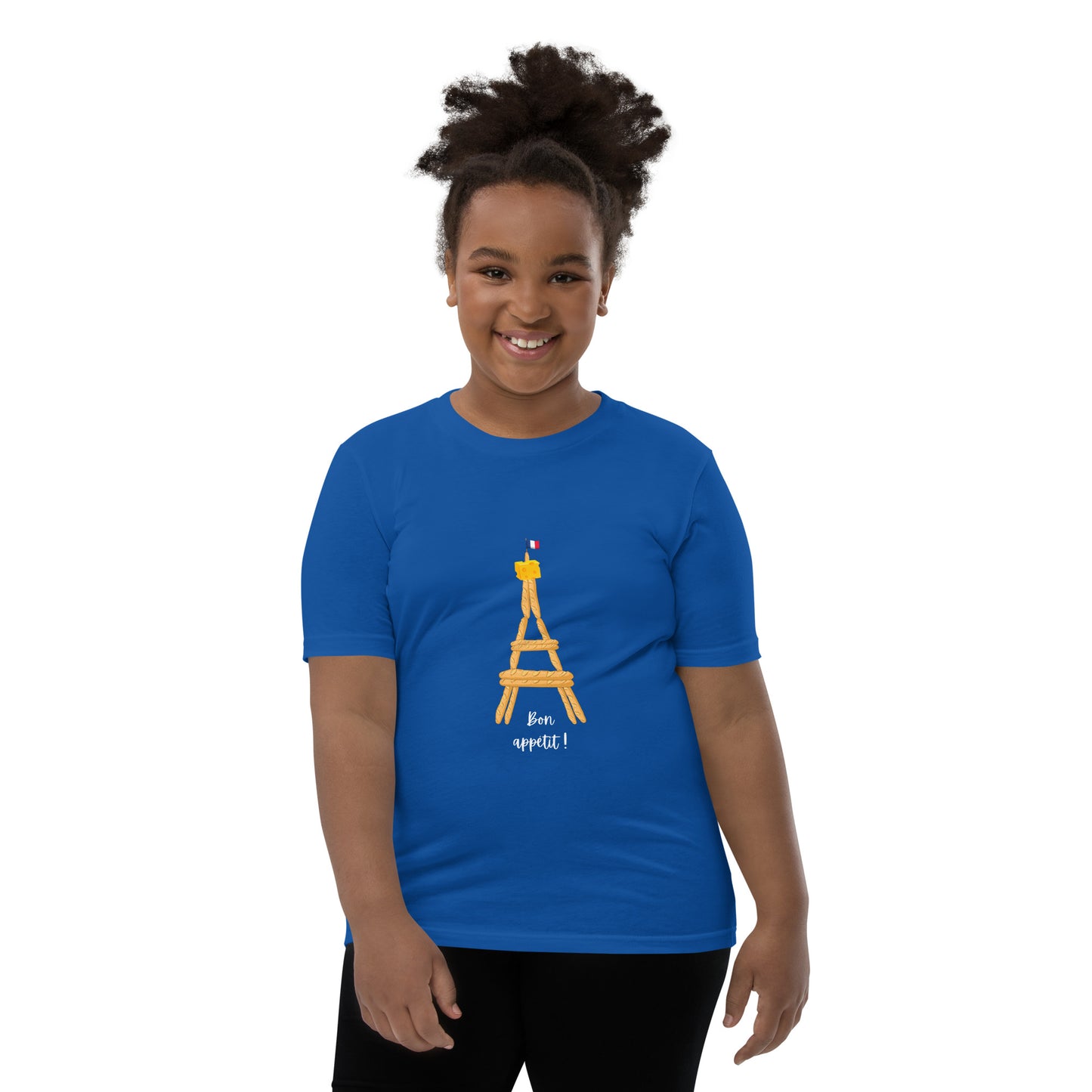 Youth T-Shirt: Baguette Eiffel Tower