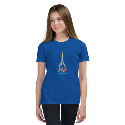 Youth T-Shirt: Je suis à Paris!