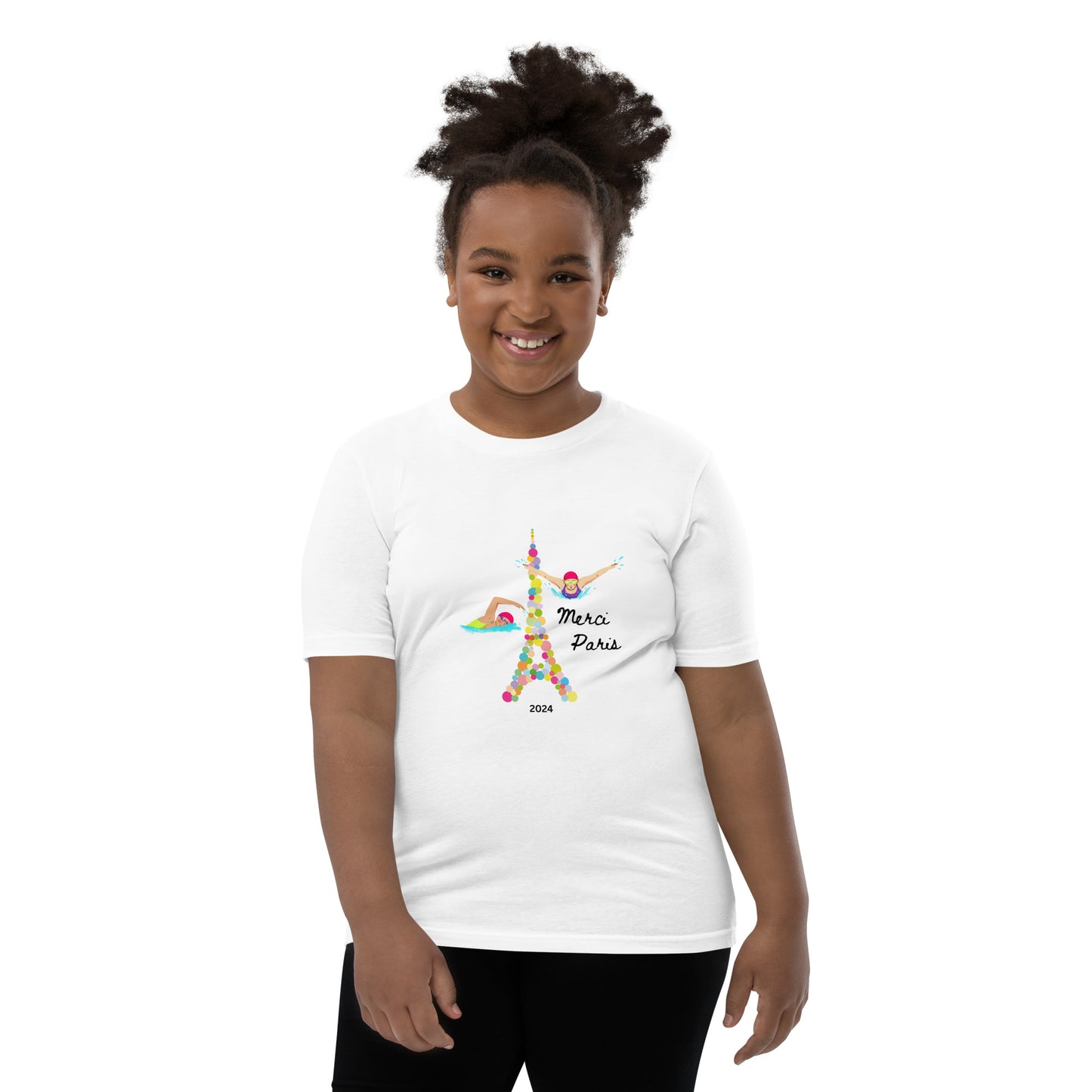 Youth T-Shirt:Swimmers in Paris - 2024 collection